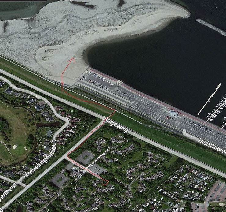 Weg zum Strand in der N&auml;he